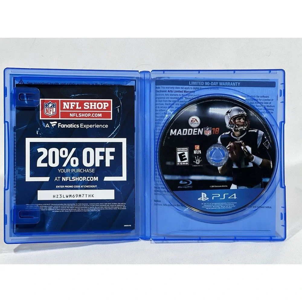 Madden NFL 18 PS4 Football‎ Video Game EA Sports PlayStation 4 Tested